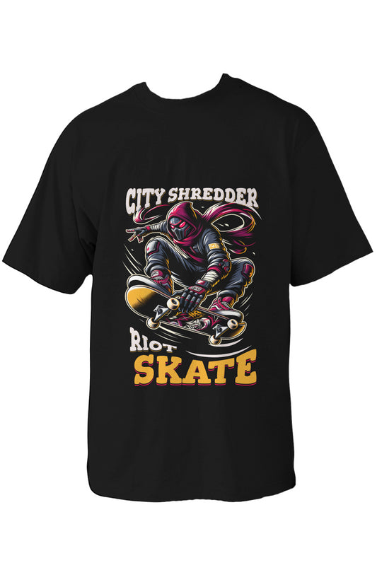 Riot Skate City Shredder Heavyweight Oversized Tee