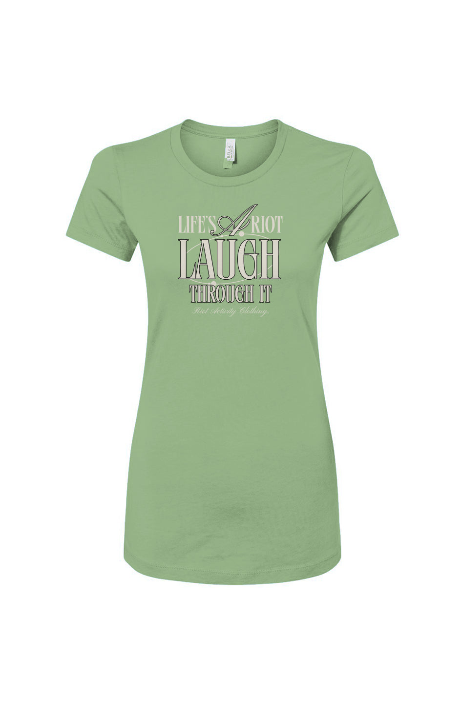 Life's A Riot Women's Slim Fit Tee