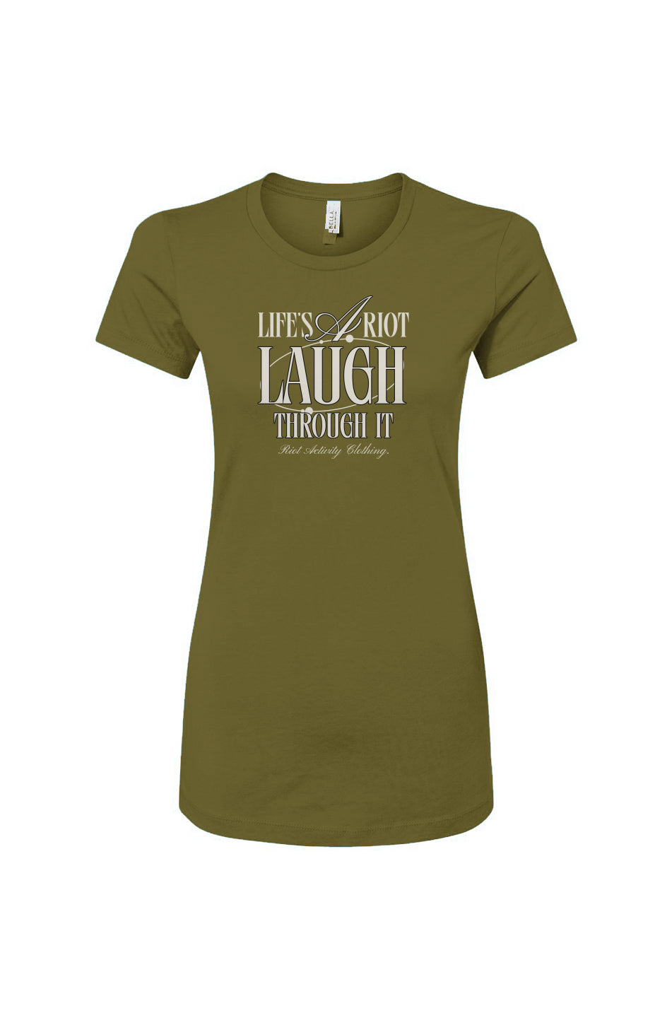 Life's A Riot Women's Slim Fit Tee