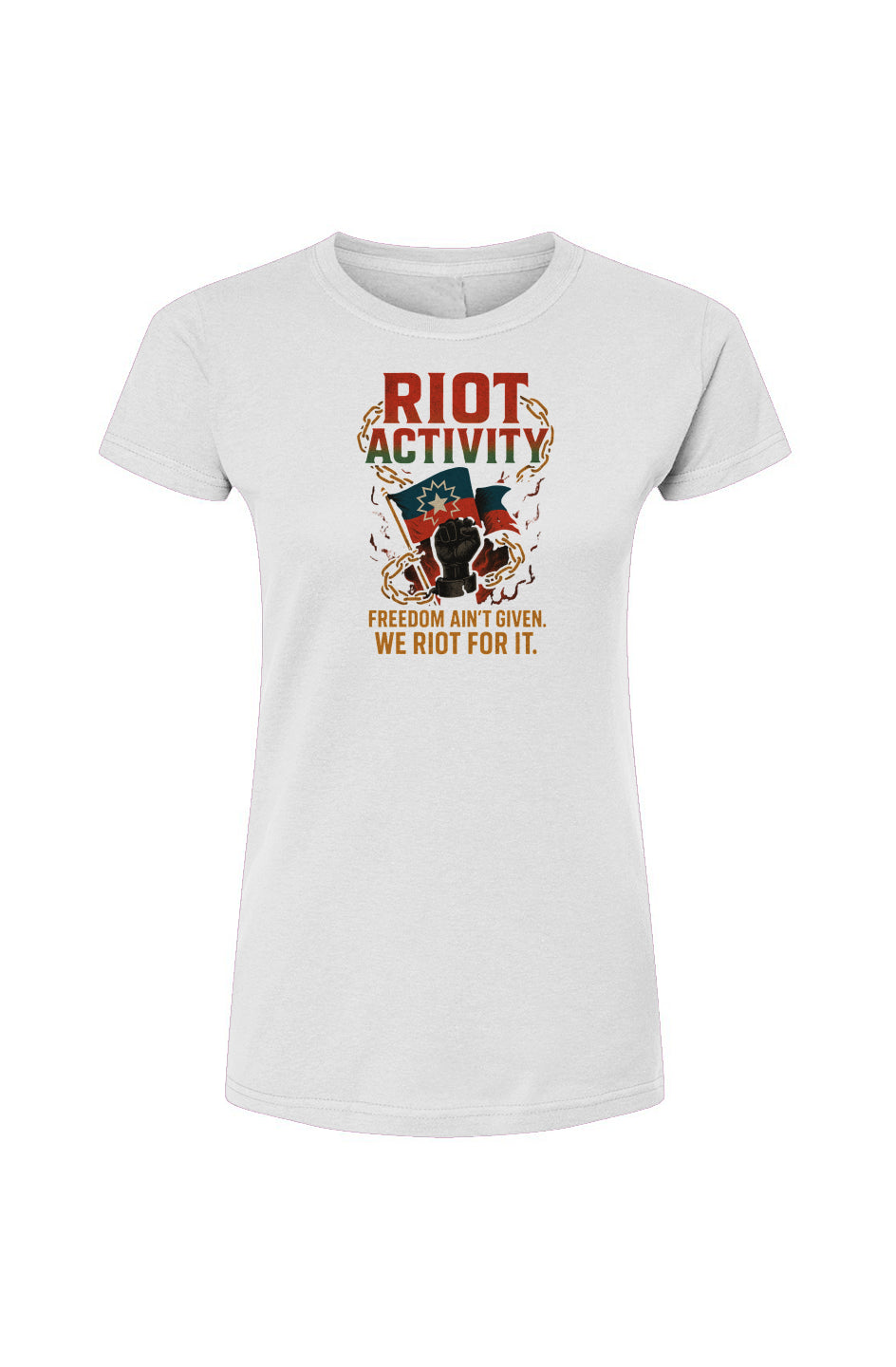 Juneteenth Womens Fine Jersey T-Shirt