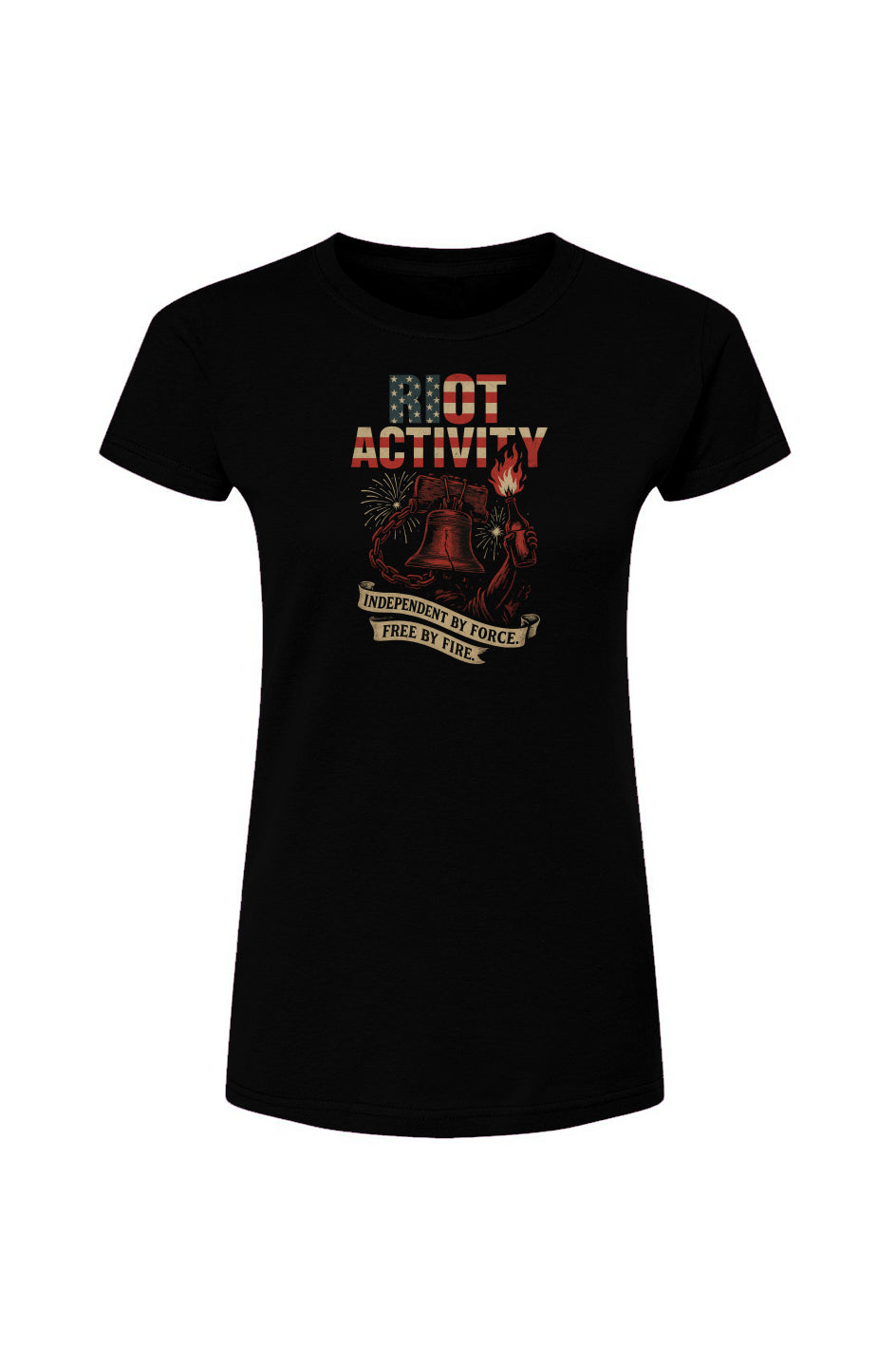 July 4th Womens Fine Jersey T-Shirt