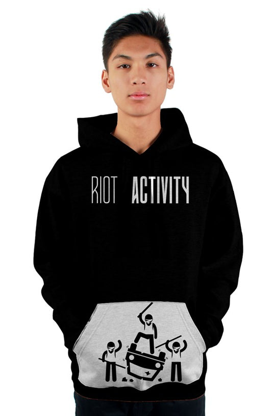 Riot Activity Kangaroo Pouch Hoodie