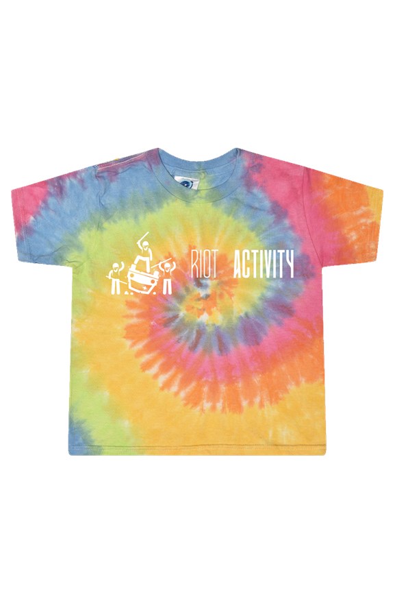 Riot Activity Tie-Dye Eternity Ladies' Cropped T-Shirt