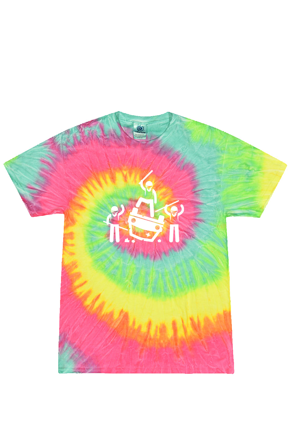 Riot Activity Youth Minty Rainbow Tie Dye T Shirt