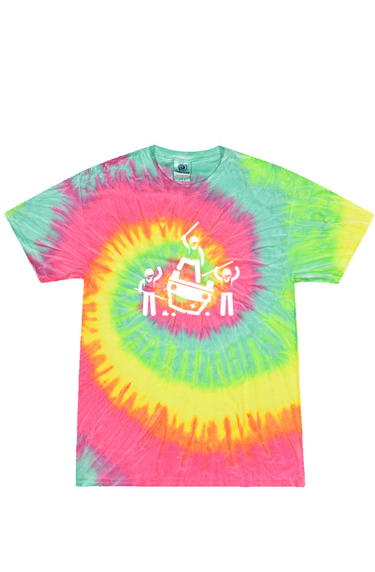 Riot Activity Youth Minty Rainbow Tie Dye T Shirt