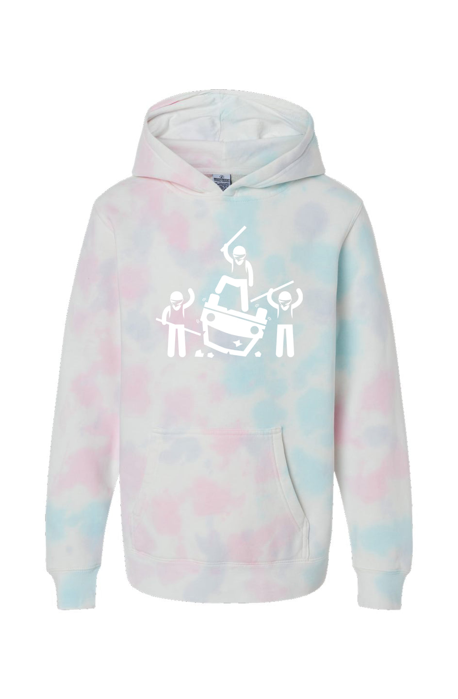 Riot Activity Youth Cotton Candy Tie Dye Hoodie