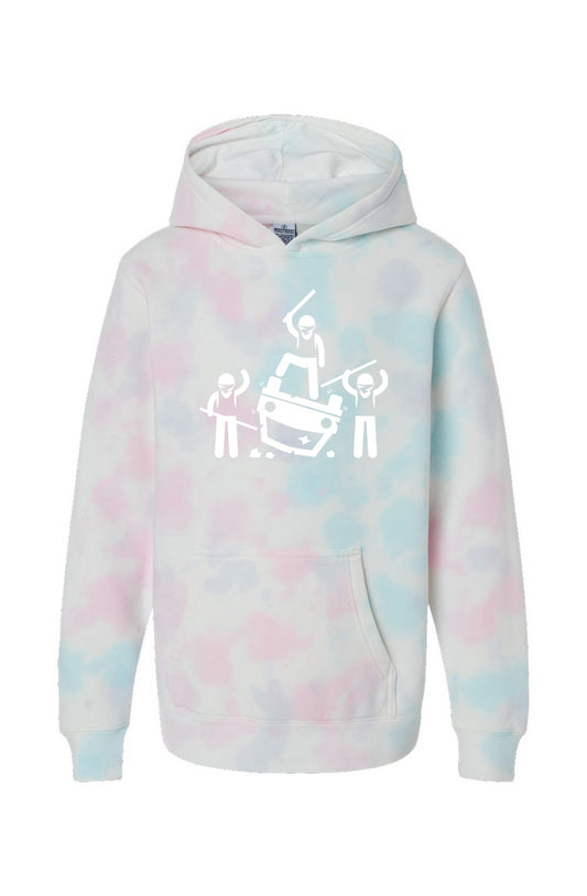 Riot Activity Youth Cotton Candy Tie Dye Hoodie