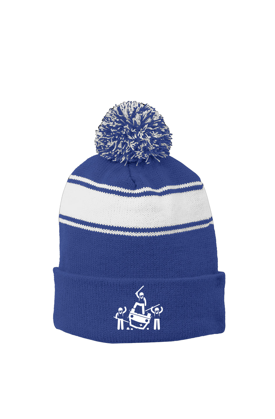 Riot Activity Stripe Pom Beanie