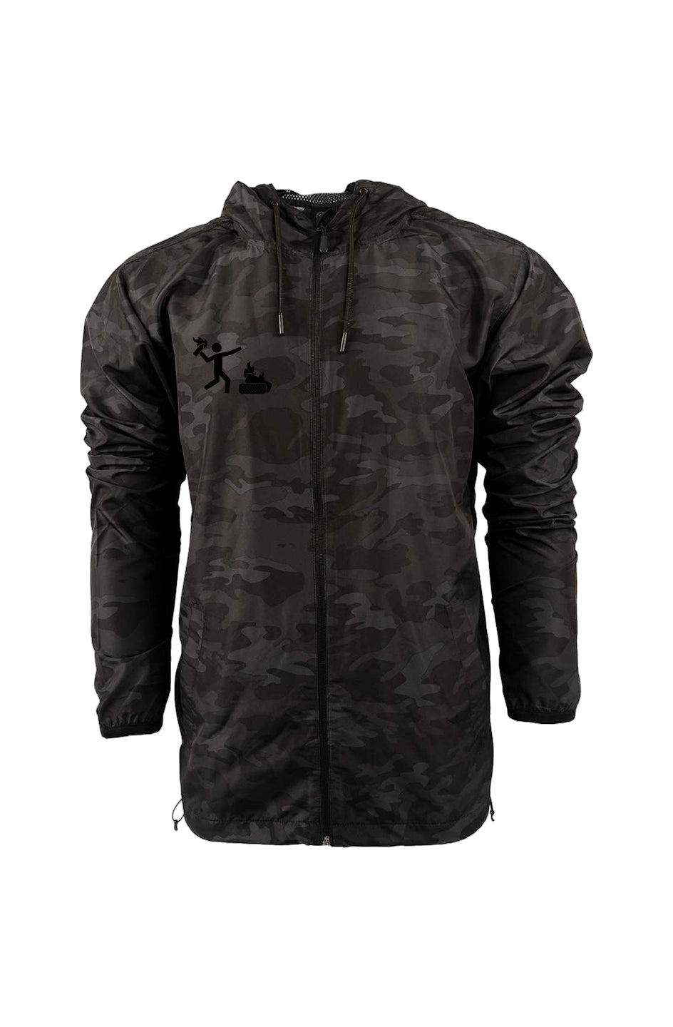 Riot Activity Black Camo Stormbreaker Jacket